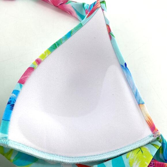 Banana moon Women's Multicolor Maho Seasalt Triangle Swim Top Size S - Picture 4 of 9